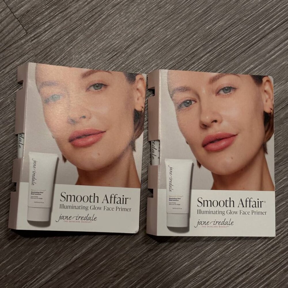 New Jane Iredale Smooth Affair Illuminating Primer (0.24oz) (Set of 2)